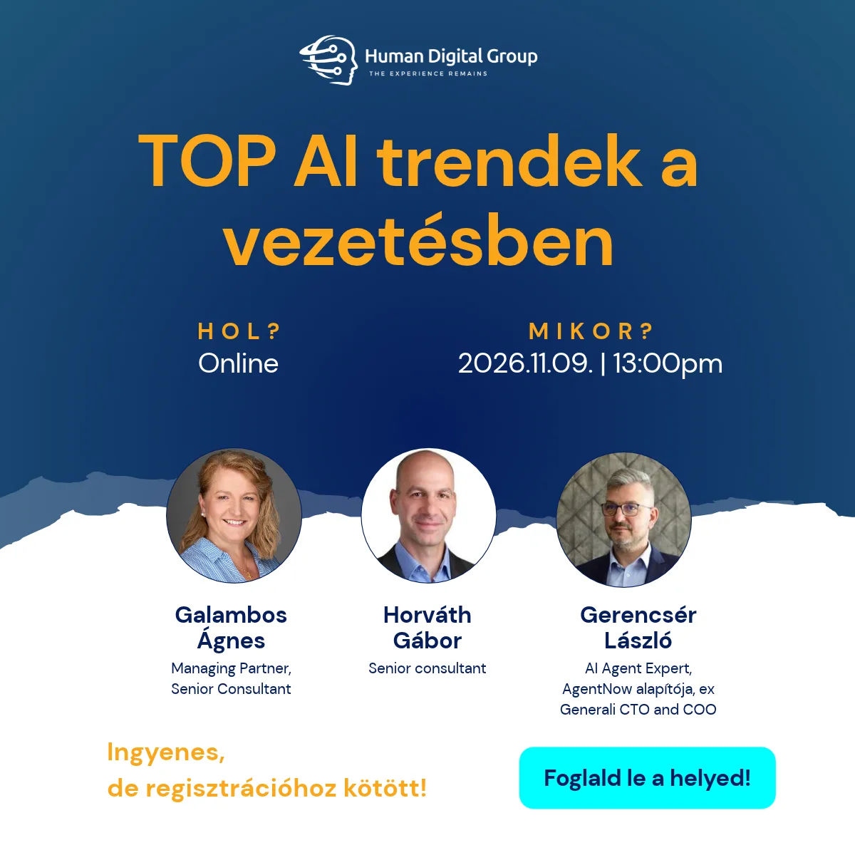 TOP AI trendek a vezetésben WEBINAR
